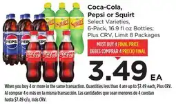 Food 4 Less Coca-Cola, Pepsi or Squirt offer