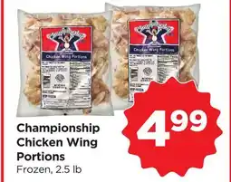 Food 4 Less Championship Chicken Wing Portions offer