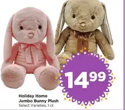 Food 4 Less Holiday Home Jumbo Bunny Plush offer