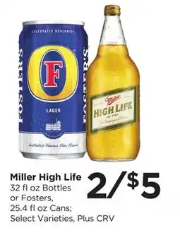 Food 4 Less Miller High Life offer