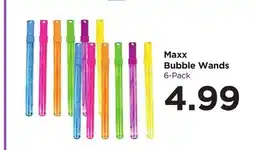 Food 4 Less Maxx Bubble Wands offer