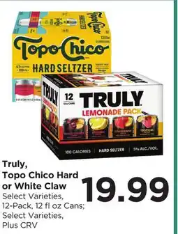 Food 4 Less Truly, Topo Chico Hard or White Claw offer