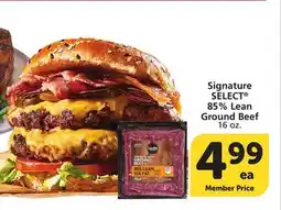 Vons Signature SELECT 85% Lean Ground Beef offer