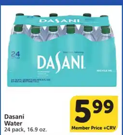 Vons Dasani Water offer