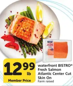 Vons waterfront BISTRO Fresh Salmon Atlantic Center Cut Skin On offer