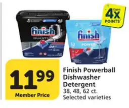 Vons Finish Powerball Dishwasher Detergent offer