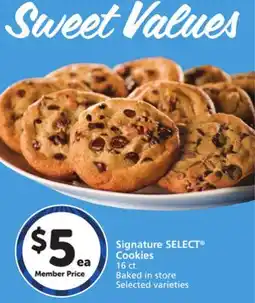 Vons Signature SELECT Cookies offer