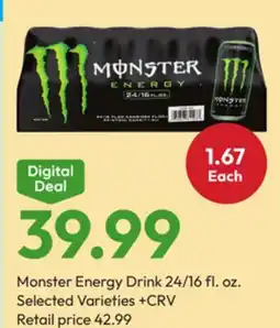 Stater Bros Monster Energy Drink offer