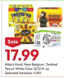 Stater Bros Mike's Hard, New Belgium, Twisted Tea or White Claw offer