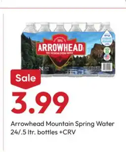Stater Bros Arrowhead Mountain Spring Water offer