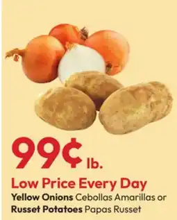 Stater Bros Yellow Onions Russet or Russet Potatoes offer