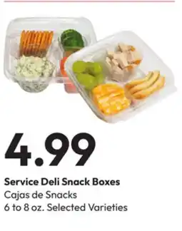 Stater Bros Service Deli Snack Boxes offer
