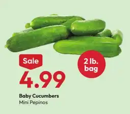 Stater Bros Baby Cucumbers offer