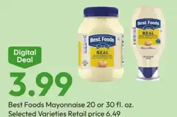 Stater Bros Best Foods Mayonnaise offer