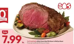 Stater Bros USDA Choice Beef Rib Bone-In Rib Eye Roast offer