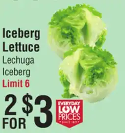 Smart & Final Iceberg Lettuce offer