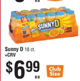 Smart & Final Sunny D offer