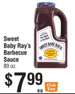Smart & Final Sweet Baby Ray's Barbecue Sauce offer