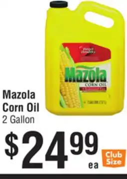 Smart & Final Mazola Corn Oil offer