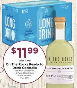 Ralphs On The Rocks Ready to Drink Cocktails offer