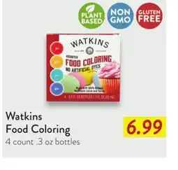Fresh Thyme Watkins Food Coloring offer
