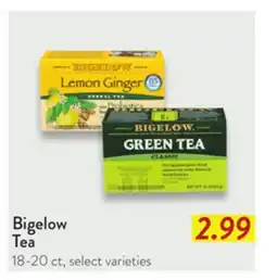 Fresh Thyme Bigelow Tea offer