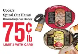 Mariano's Cook's Spiral Cut Hams offer