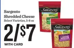 Mariano's Sargento Shredded Cheese offer