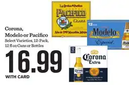 Mariano's Corona, Modelo or Pacifico offer
