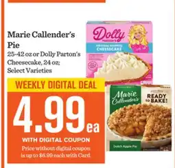 Mariano's Marie Callender's Pie offer