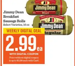 Mariano's Jimmy Dean Breakfast Sausage Rolls offer