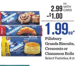 Mariano's Pillsbury Grands Biscuits, Crescents or Cinnamon Rolls offer