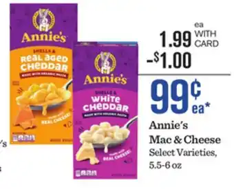 Mariano's Annie's Mac & Cheese offer
