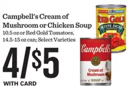 Mariano's Campbell's Cream of Mushroom or Chicken Soup offer