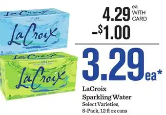 Mariano's LaCroix Sparkling Water offer