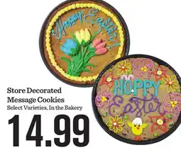 Mariano's Store Decorated Message Cookies offer