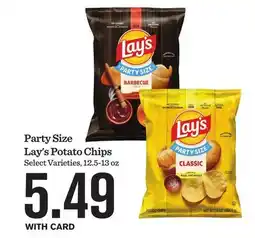 Mariano's Party Size Lay's Potato Chips offer