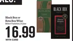Mariano's Black Box or Bota Box Wine offer