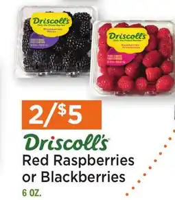 Heinen's Red Raspberries or Blackberries offer