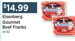 Heinen's Eisenberg Gourmet Beef Franks offer