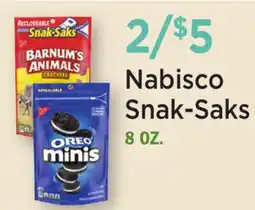 Heinen's Nabisco Snak-Saks offer