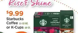 Heinen's Starbucks Coffee 11-12 OZ. or K-Cups 10 CT offer