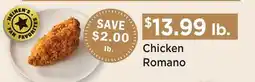 Heinen's Chicken Romano offer