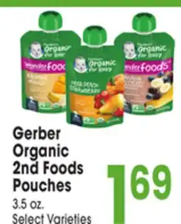 Jewel-Osco Gerber Organic 2nd Foods Pouches offer