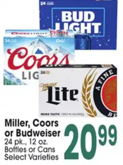 Jewel-Osco Miller, Coors or Budweiser offer