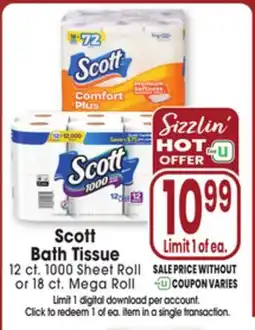 Jewel-Osco Scott Bath Tissue offer