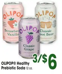 Jewel-Osco OLIPOP Healthy Prebiotic Soda offer