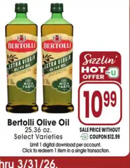 Jewel-Osco Bertolli Olive Oil offer