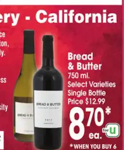 Jewel-Osco Bread & Butter offer