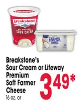 Jewel-Osco Breakstone's Sour Cream or Lifeway Premium Soft Farmer Cheese offer